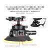 SWFOTO Camera Suction Cup Ball Car Suction Cup Load Capacity 10kg BS-01 Kit, Arca-Swiss Head, Fixed, Mount,
