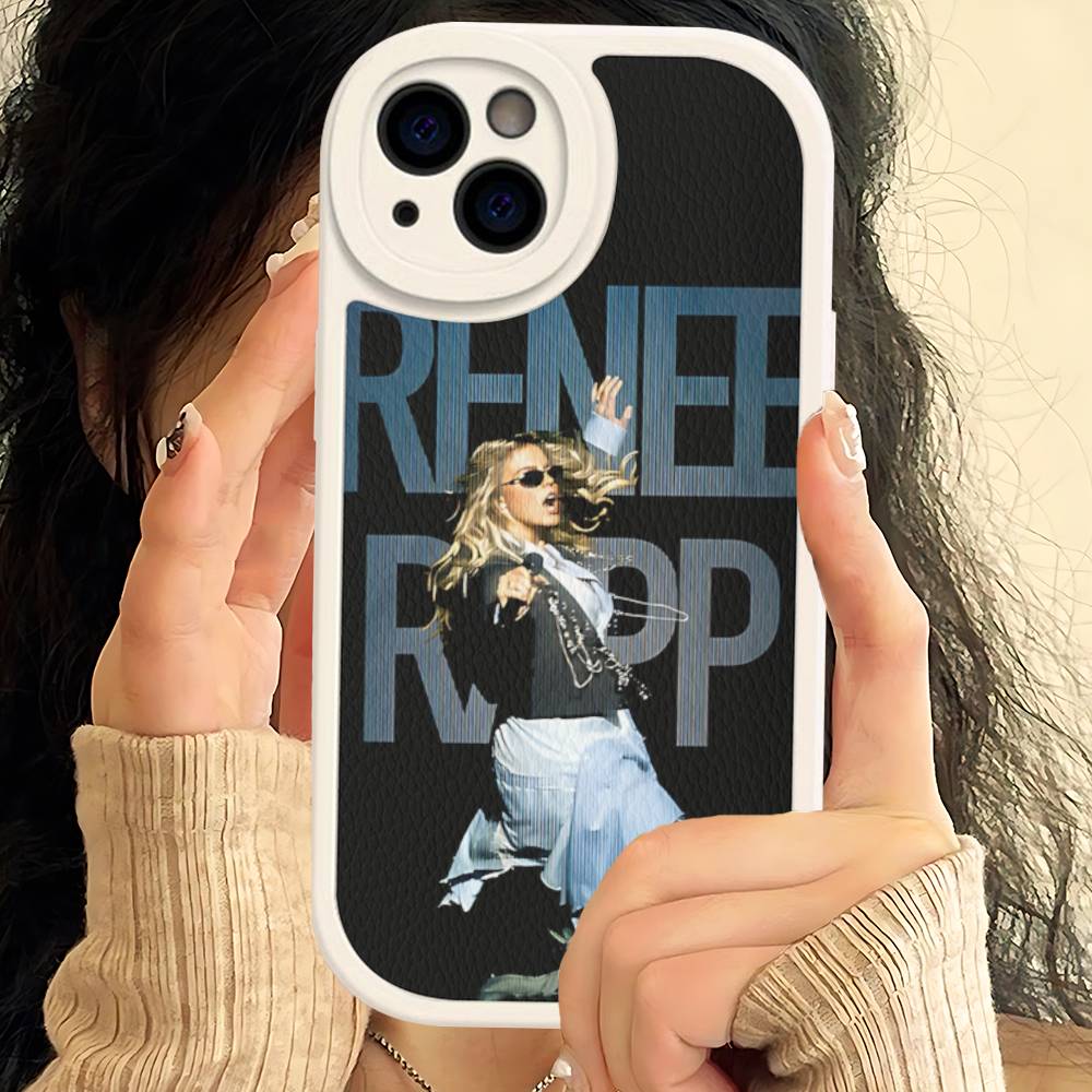 

Popular Music R-Reneé Singer R-Rapp Phone Case For IPhone 16 15 14 13 12 11 Pro Max Plus 16E Soft Leather Cover 12 pro max