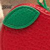 Headphone Case Pouch Faux Leather Coin Wallet Fruity Pattern Mini