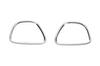 Covers for Fog Lights (2 Pcs, Stainless Steel) for Renault Duster 2008-2017