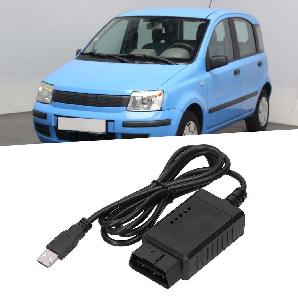 OBD II EOBD USB Diagnostic Tool Reader Scanner Fit for Panda  Punto  Doble  Lancia