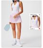 Cai Jue Women's Pleated Tennis & Badminton Skirt with Built-in Shorts & Pockets, Anti-exposure Design