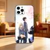 Amine Your Lie In A-Aprils Phone Case For iPhone17,16,15,14,13,12 Plus,Max Soft Silicone Black Cover