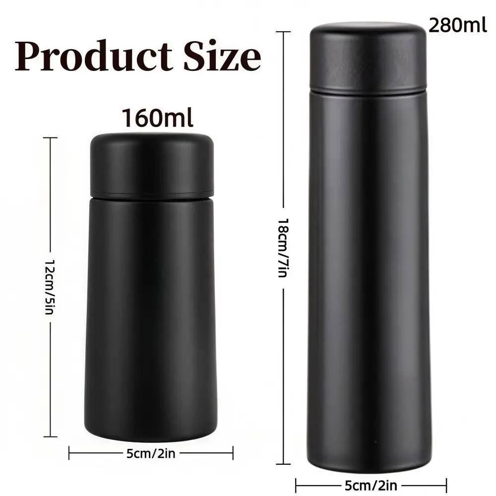 Mini Thermos Cup 160ml Capacity Portable Pocket Thermos Stainless Steel Compact Design Water Cup For Going Out Traveling