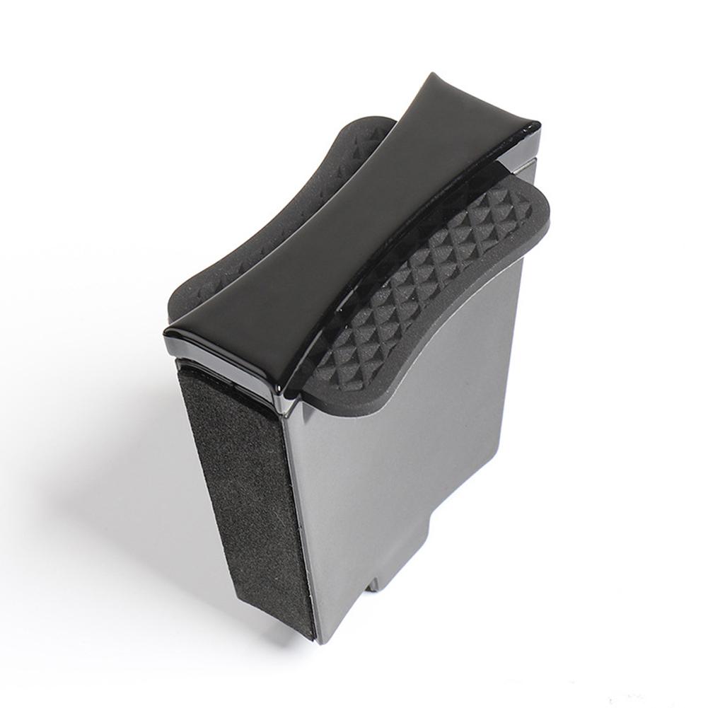 

Центральный блок управления автомобиля слот для стакана воды ограничитель скольжения зажим ABS держатель стакана ограничитель зажима для Tesla Model XS 2019-2025 автомобильные аксессуары чёрный