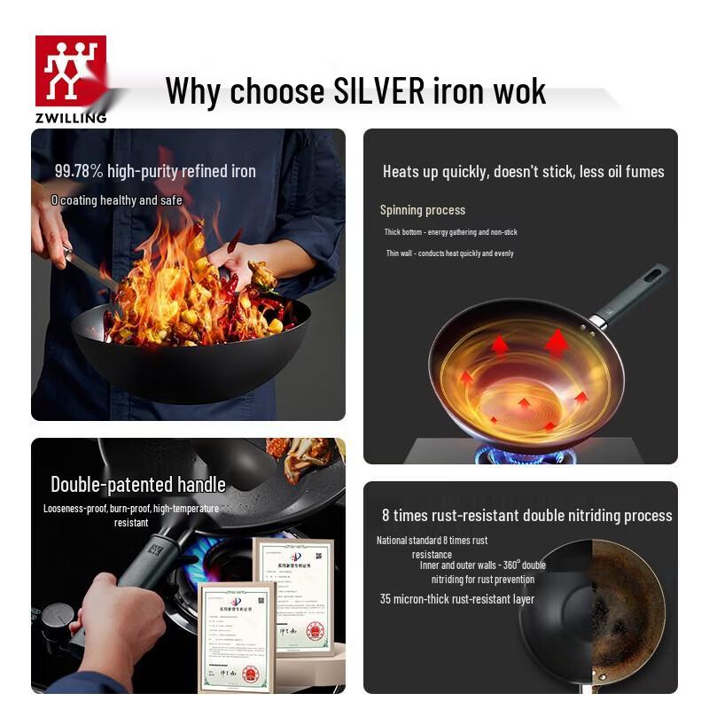 ZWILLING Non-Coated Naimai Wok