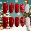 Christmas hot-selling nail art wearing nail high fashion letter snowflake glitter long almond wearing nail