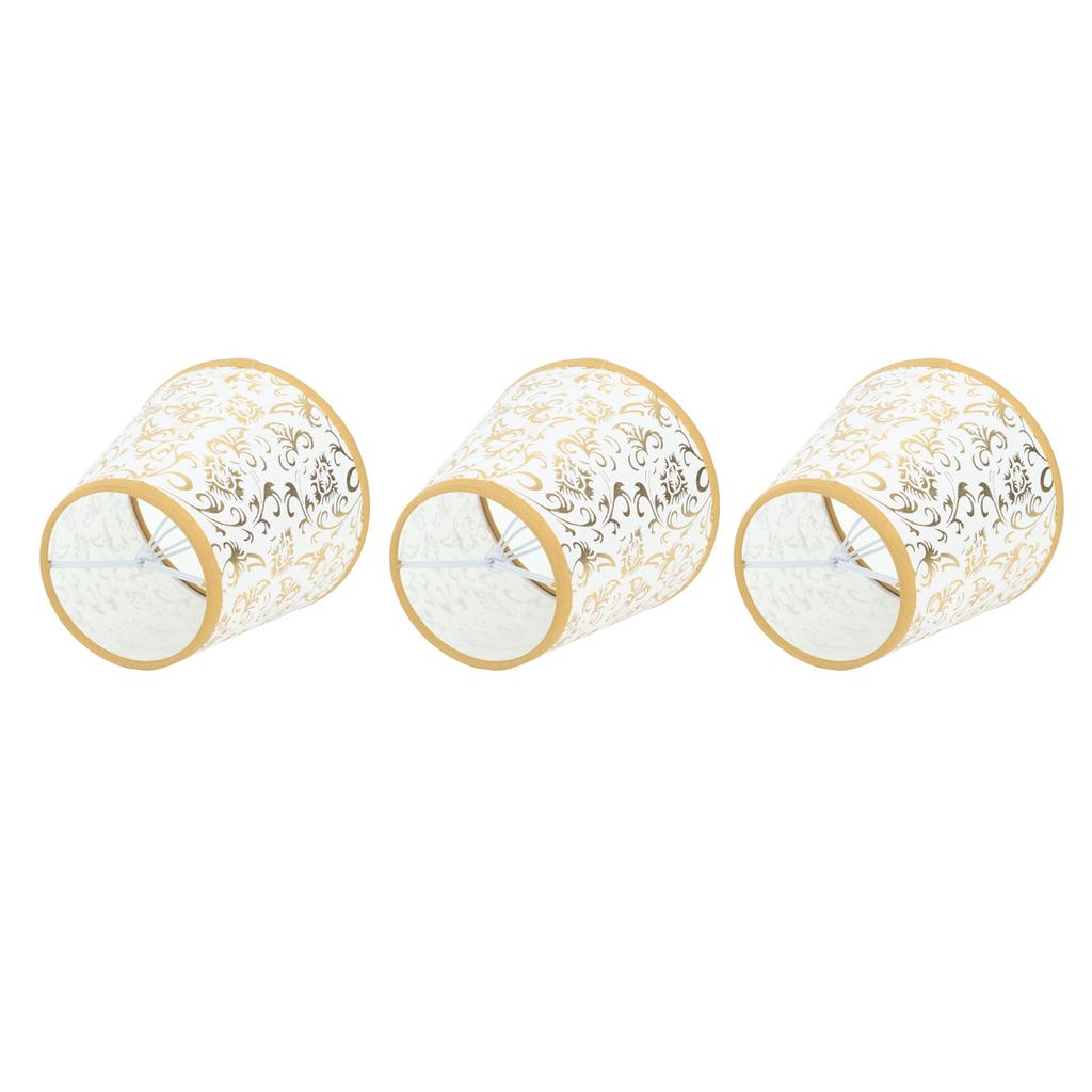 Cloth Lampshade Clip On Installation Modern Fabric Lamp Shades for E14 Bulb Chandelier Table Lamp 3pcs