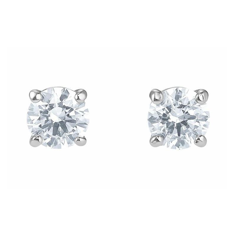 Swarovski Attract Crystal Stud Earrings Women s Transparent Color 5509937
