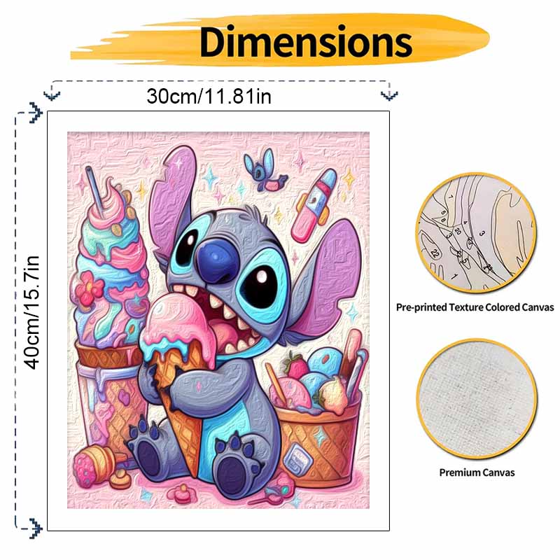 Disney Ice Cream Painting Kit Home Decor Craft Perfect Gift Idea