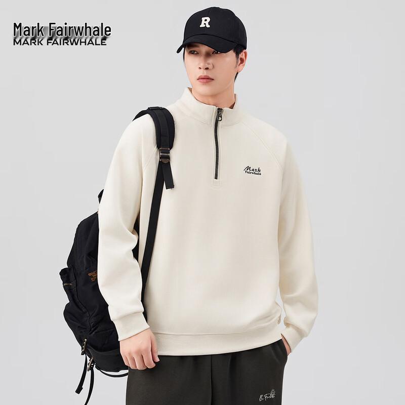 Mark Fairwhale Men's Embroidered Round-Neck Sweatshirt