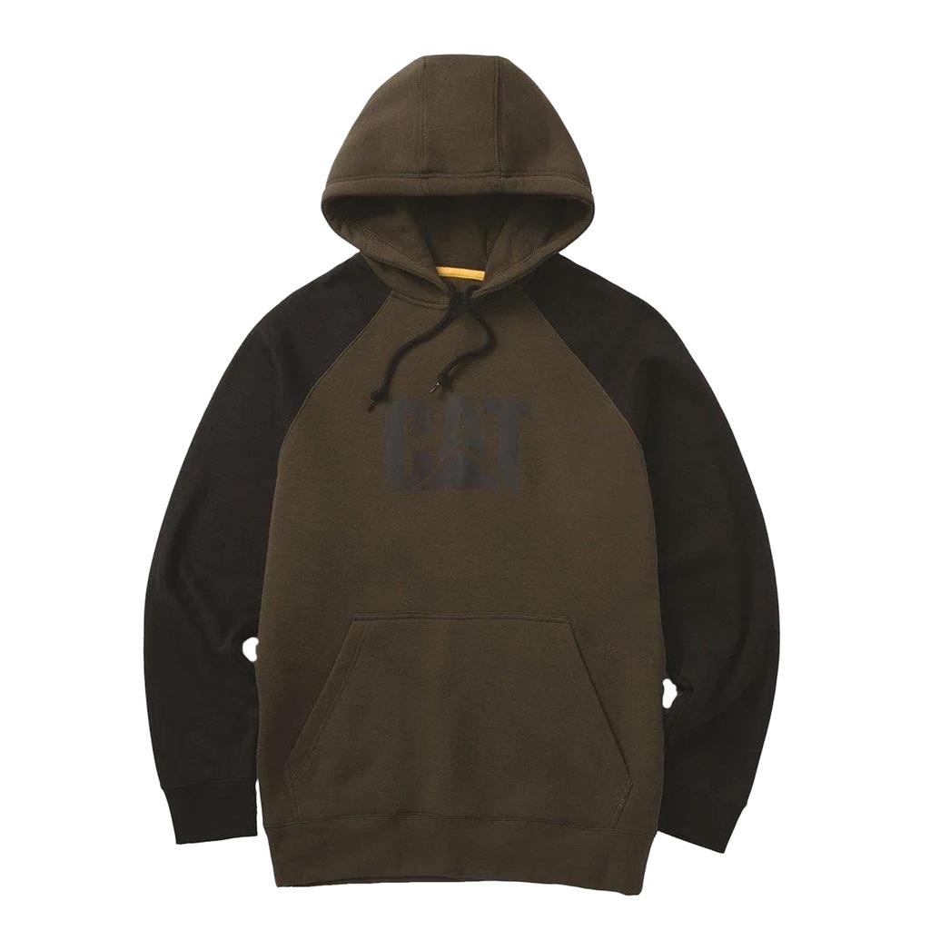 CAT Lifestyle Mens Hooded Raglan Sweatshirt