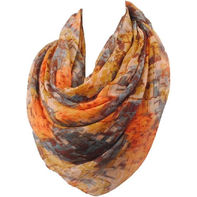 Mixed Color Cotton Voile Scarf Shawl Scarves Beachwear Wrap