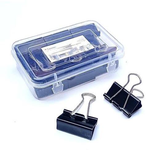 RSINC Paper Binder Clips, Large 32 MM Metal Paper Clips,for Loose Papers (60) B07LDC1T99
