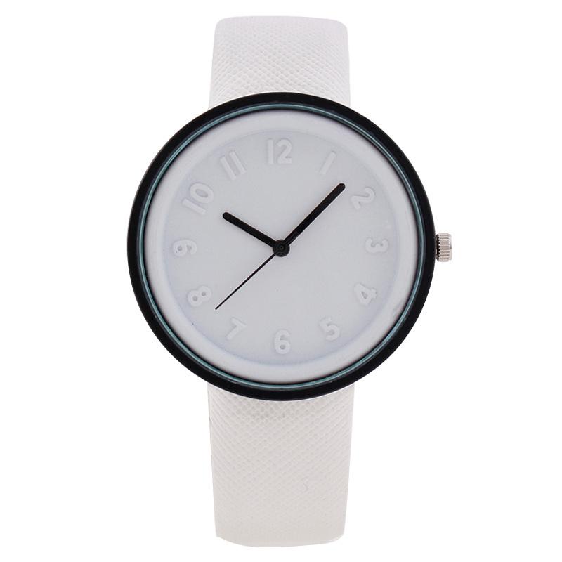 

Обработка на заказ мода японский хипстер Харадзюку цветные желе цифровые мужские часы женские часы студенческий ремень белый