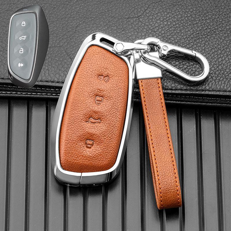 Full Metal Remote Cover for 2022 Great Wall Haval Car - Compatible with Harvard Series Key