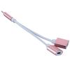 Lightnin Dual 2in1 Adaptateur Chargeur Audio Splitter Separateur Câble Iphone