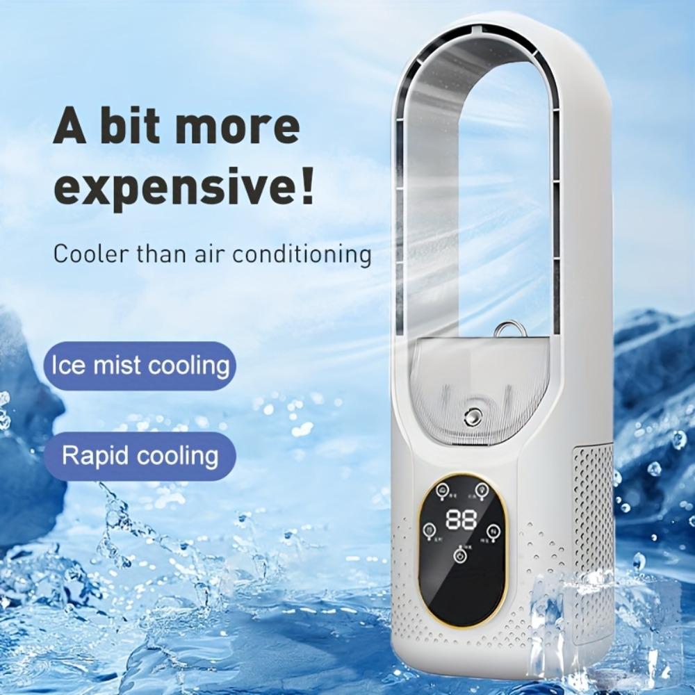 6 Speeds Air Cooler Fan Compact Design Desktop Cooling Fan Evaporative Cooling Fan Desktop Use