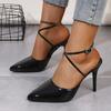 Fashion Pointed Toe Women Sandals High Heels Sexy Shoes Elegant Stilettos Pumps Woman Summer Slippers 2025 New Trend Sandalias De Mujer