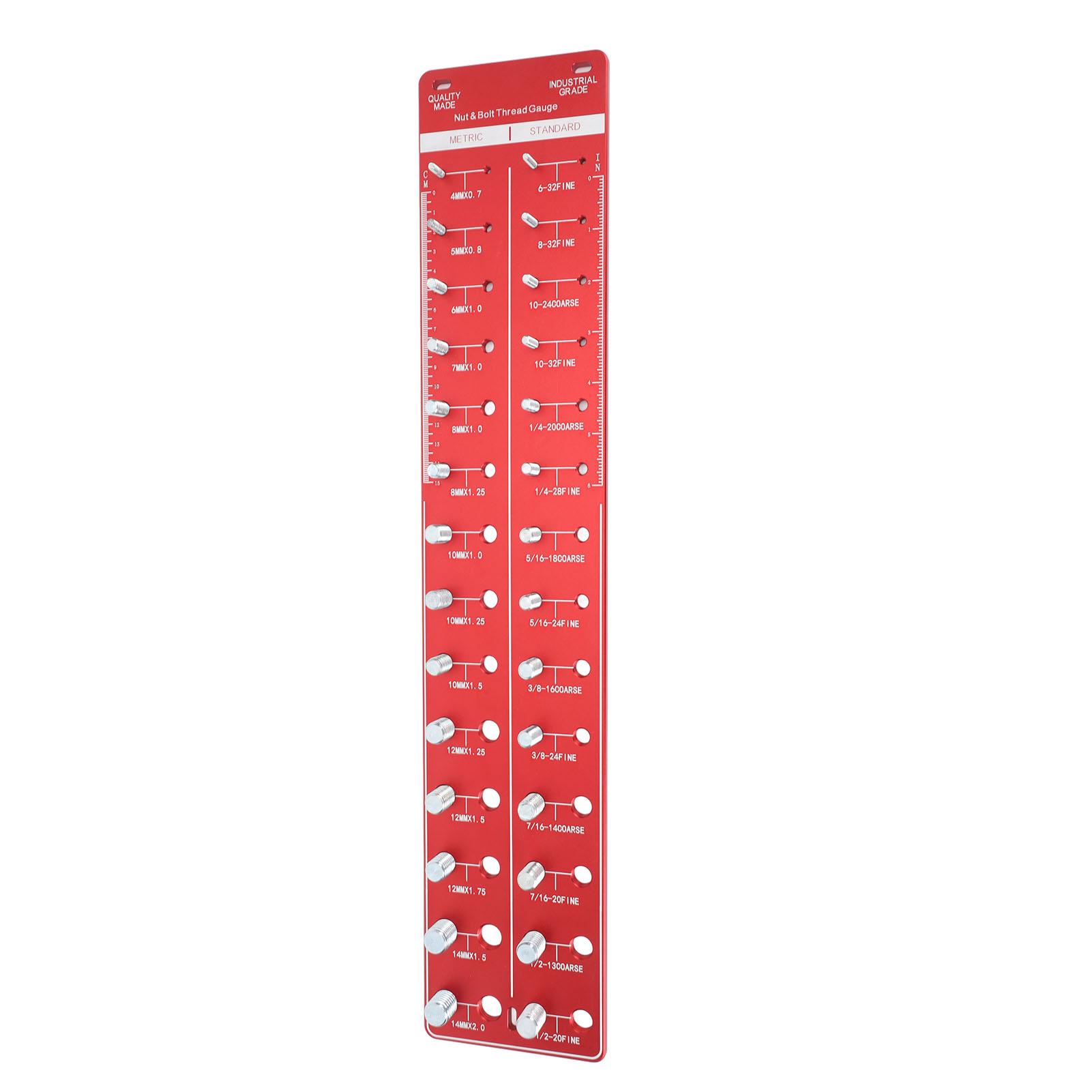 and Nut Identifier Gauge 10B21 Carbon Steel High Accuracy Nut and   Thread Checker for Detecting Fixed  s