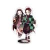 Anime Peripheral Kimetsu No Yaiba Tanjirou Nezuko Yi Zhi Fu Butterfly Endure Acrylic Standing Sign Decorative Ornaments
