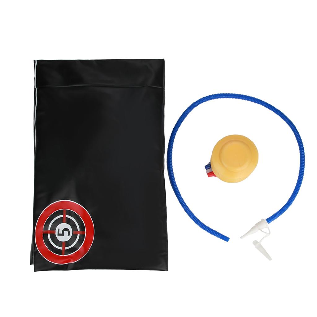 Inflatable Boxing Punching Kick Training Tumbler Bop Bag with Air Inflator Pedal Pump