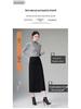 Women's 2026 High-Waisted Irregular Midi Skirt - Slimming Professional Fit