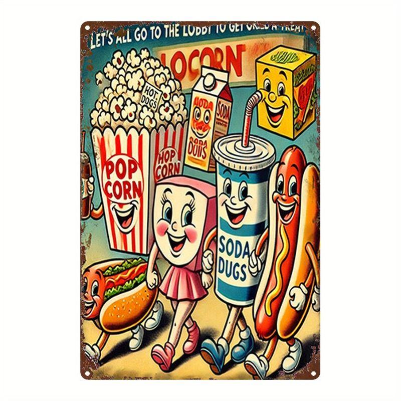 Retro Metal Wall Art Decor for Living Room Garage Garden