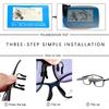 MAXJULl Clip On Sunglasses For Myopia UV400 Protection Flip Up Lens Fishing Driving Traveling 8505