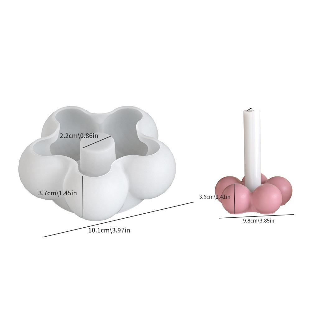 Resin Candle Holder Silicone Mold Cloud Bubble Resin Craft Mold Candlestick Mold  Handmade Craft cloud