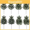 Artificial Christmas Pine Branches With Plastic Needles For Holiday Decor And Photography Props