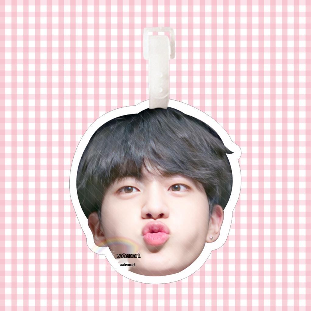 BTS Ким Сокджин Бирка для багажа и Брелок-подвеска на рюкзак Подарок Украшение