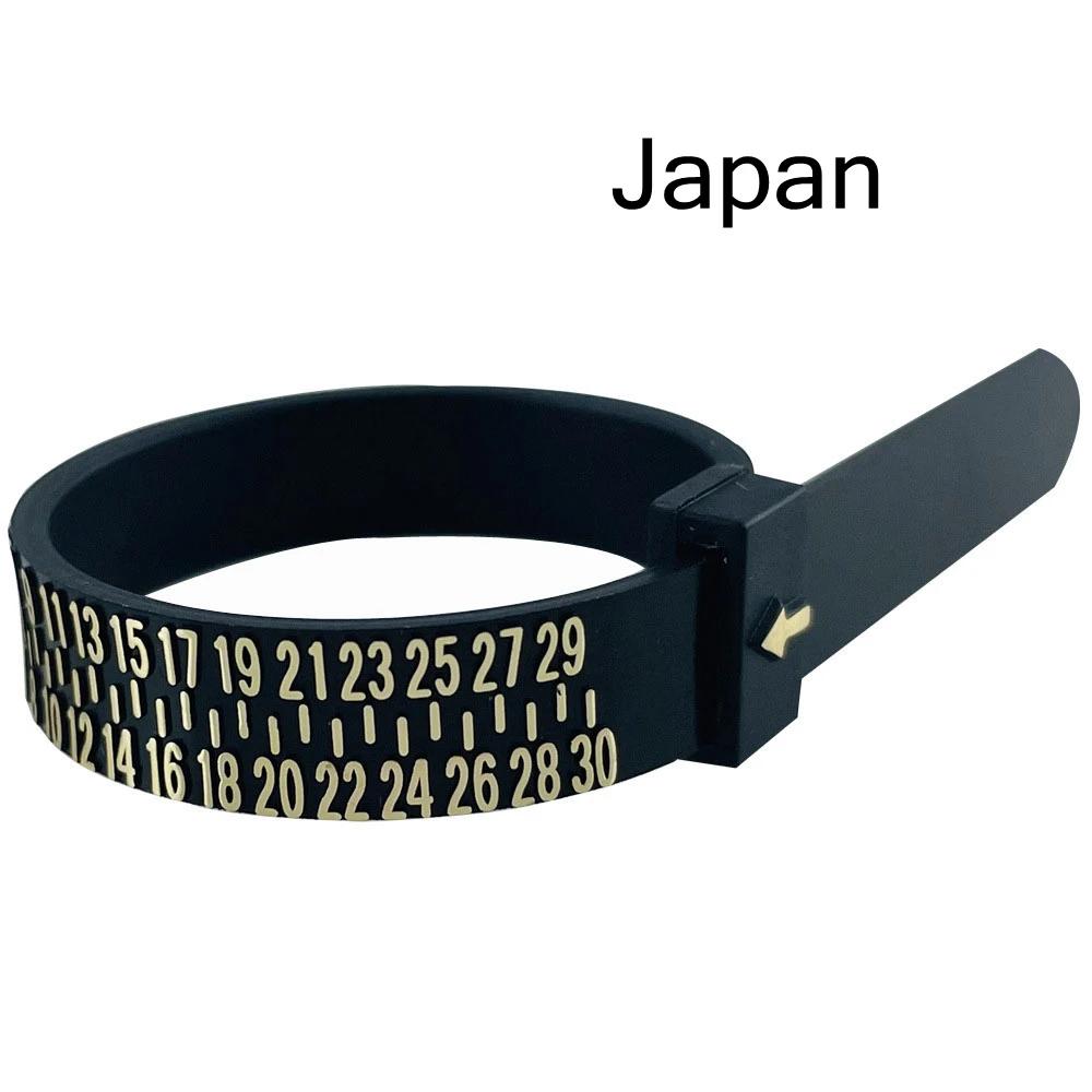 UK/US/EU/HK/JP Ring Sizer Finger Circumference Size Measurement Belt Measuring Reusable Finger Size Gauge Jewelry Sizing Tool