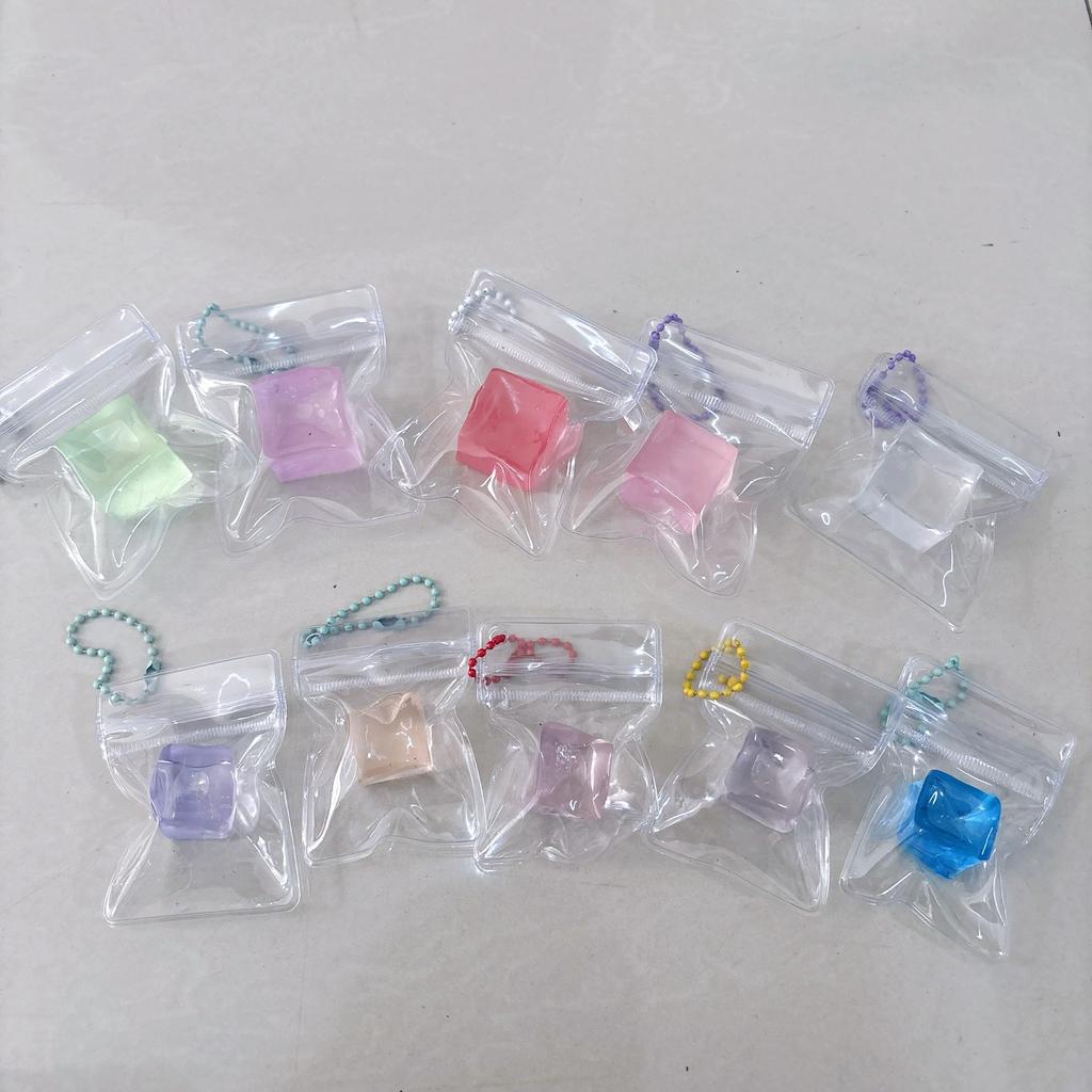 Random Ice Cube Square And Paw Sensory Toy Stress Ball Mochi Squishies Squeeze Toys for Adults Kids Summer Toys Party Favors