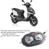 Universal Vintage Style Motorcycle Scooter Speedometer Plastic Dash Instrument for Motorcycles Scooter