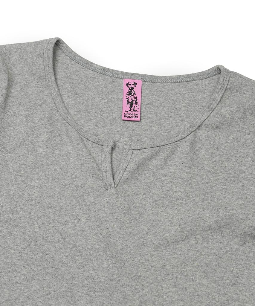 Jemjempaladi Bonnie Crop Top Melange Grey