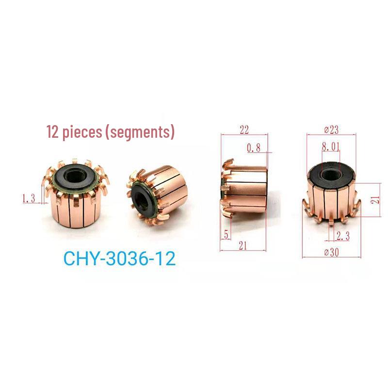 23x8x21(22) 12P Hook-Type Commutator Slip Ring