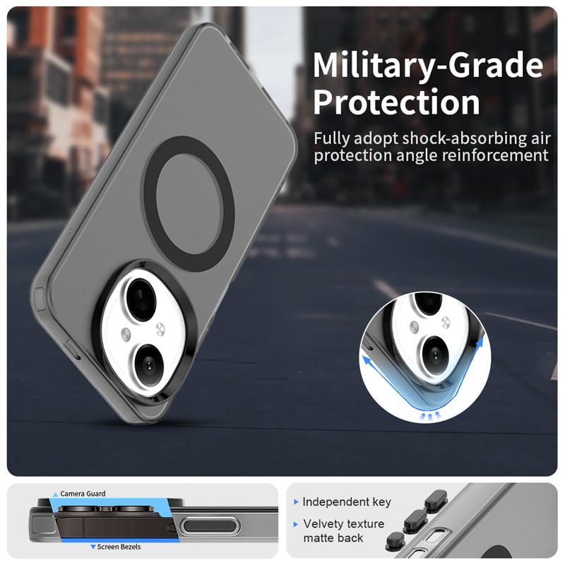 Pro Tecno Spark Go 1S Pouzdro Pro Tecno Spark Go 1S 1 Kryt Průsvitná Bonbónová Barva Matný Magnetický Nárazuvzdorný Ochranný Nárazník