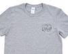 Elephant Outline T-Shirt: Soft Cotton Tee, Animal Lover Gift
