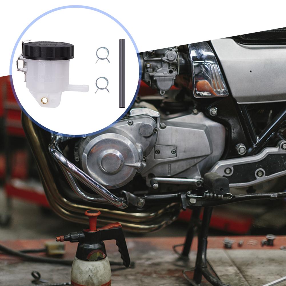 Motorcycle Disc Brake Oil Cup Brake Pump Oil Jug Brake Master Cylinder Fluid Reservoir for Kawasaki ZX6R 98-18 ZX10R 04-18