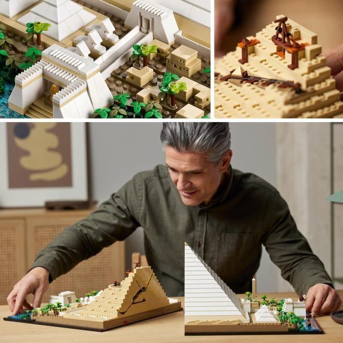 LEGO® 21058 Architecture The Great Pyramid of Giza, Creative Leisure Model Building Kit, World Monument and Decoration