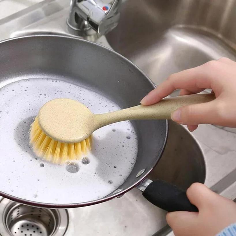 1 Pcs Hanging Dishwashings Brushs Portable Long Handled Cleaning Brush Kitchen Dishwashing And Utensil Cleaning Brush