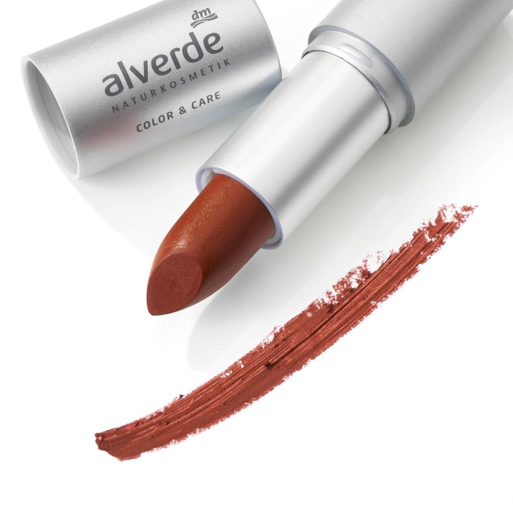 DM alverde alverde Lippenstift Farbe & Pflege 47 Soft Brown 4,5g