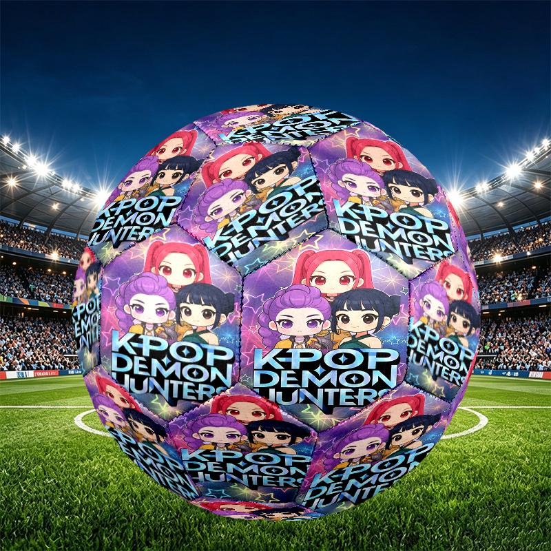 K Print Size 5 Soccer Ball, PU Wear Resistant Football for Match Training and Daily Practice, Birthday Gift for Soccer Fans