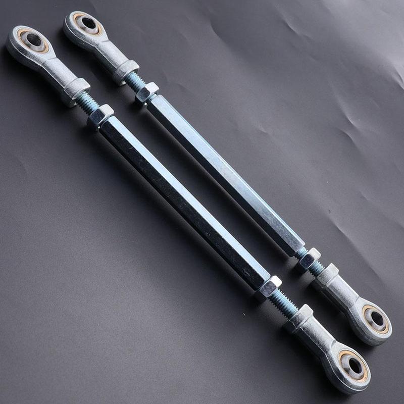 2 Pcs Upper Lower Adjustable Ball Joints Steering Inner Tie Rod Ends for ATV Four Wheeler Quad Go Kart Modified ATV Accessories
