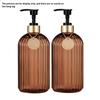 2pcs Apartment Soap Dispenser Bottle, Reusable Hand Press Liquid Dispenser for Dish Soap & Lotion - Kitchen Bathroom Refillable