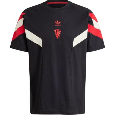 Originals SS24 Manchester United Series Casual Culture Sports Short Sleeve T-Shirt Men Tops Black IS6519