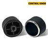Set Rear Radio Volume Control Radio Knob A/C Climate Control Button Stickers Kit