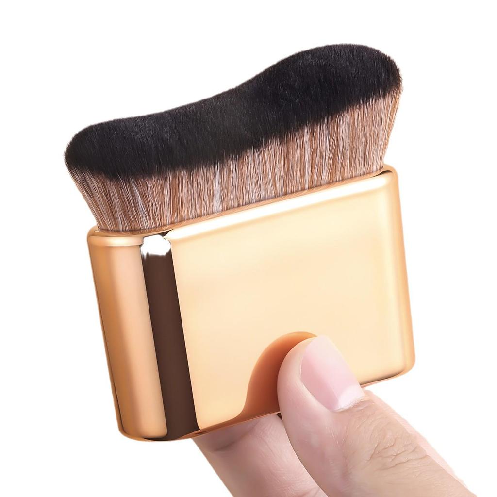 Wavy Streak-Free Liquid Foundation Brush: Light Application, Moisturizing, Makeup & Body Use, Internet Favorite.