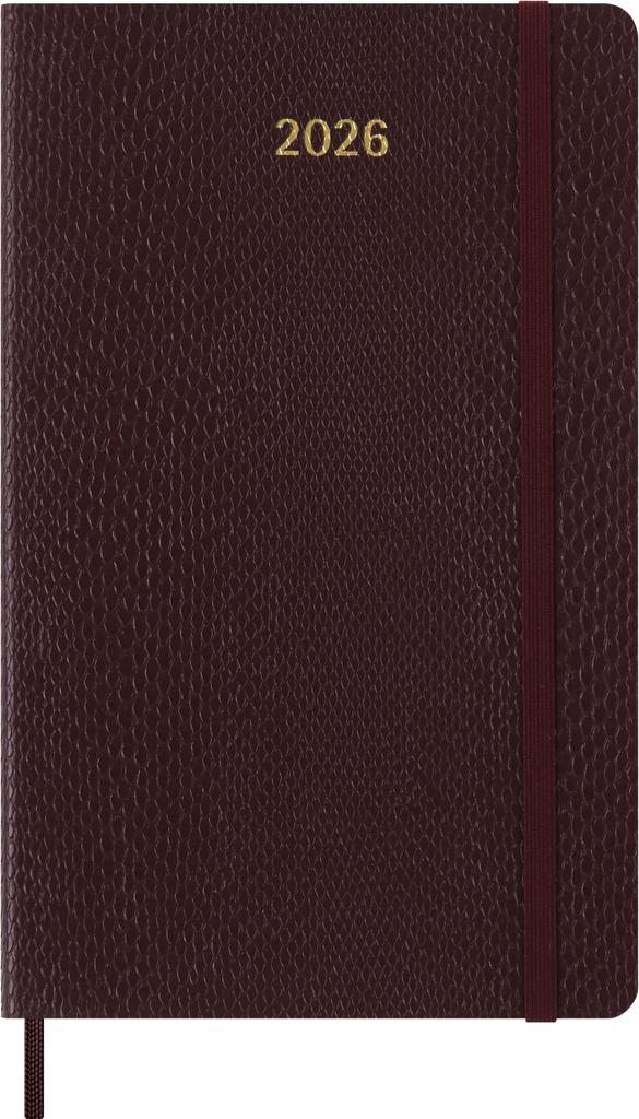 Moleskine 2026 January Weekly Precious Large Size W x 21cm DSPRETB12WN3BY26 Planner, Start, 12-Month Diary, & Ethical, (13cm H), Black,